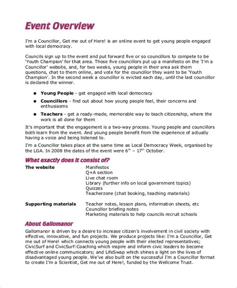 event evaluation report example