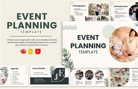 event planning google slides template
