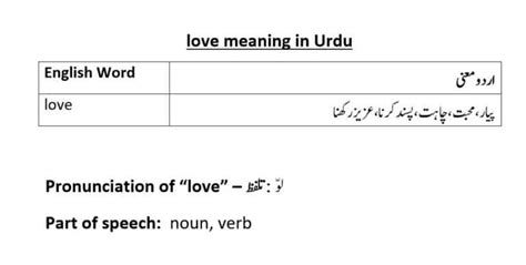 everlasting love meaning in urdu with example