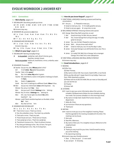 evolve workbook answers