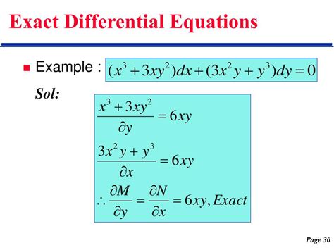 exact differential equation examples pdf