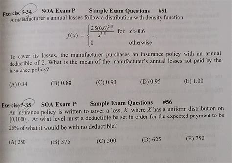exam p sample questions solutions