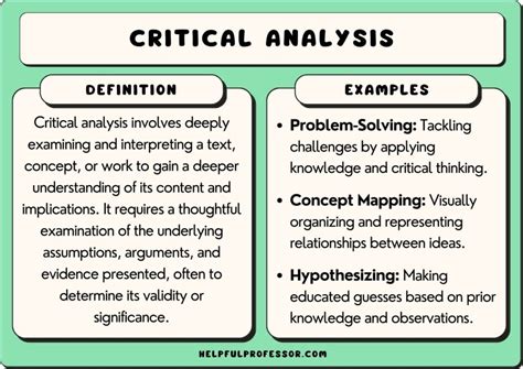 example for critical analysis