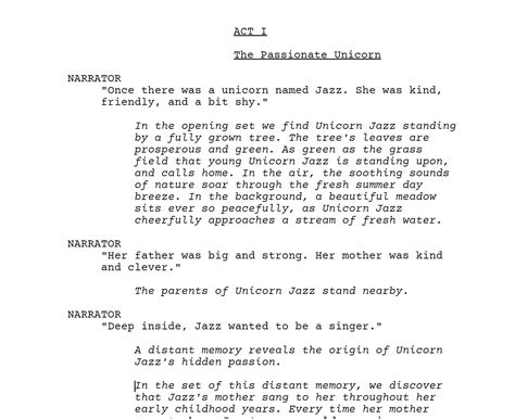 example of a play script for school