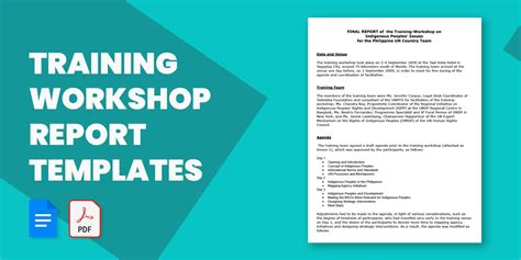example of a training workshop report