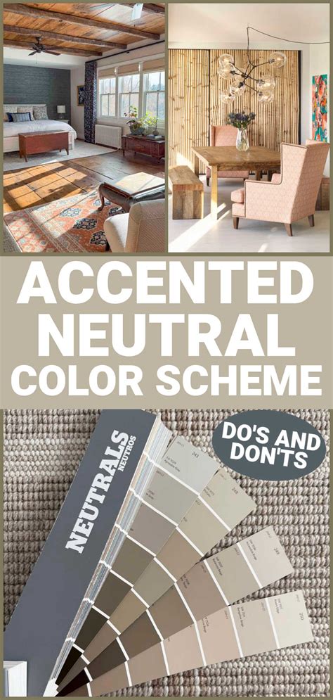 example of accented neutral color scheme