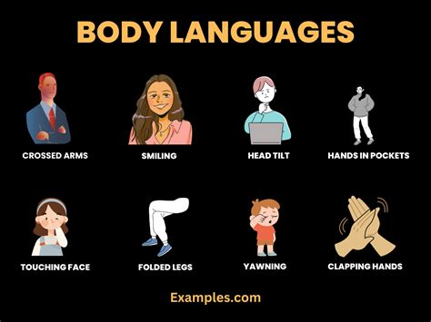 example of body language in nonverbal communication
