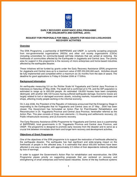 example of community project proposal