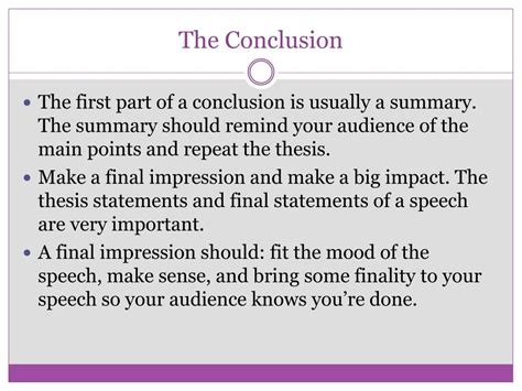 example of conclusion in speech writing