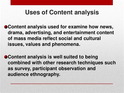 example of content and discourse analysis research title