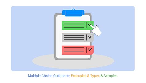 example of creating question in multiple choice