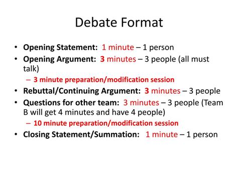 example of debate presentation