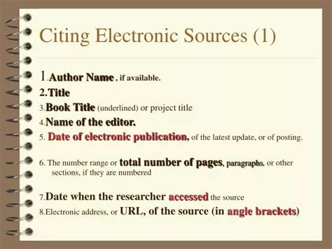 example of electronic reference source