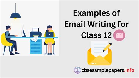 example of email writing for class 12