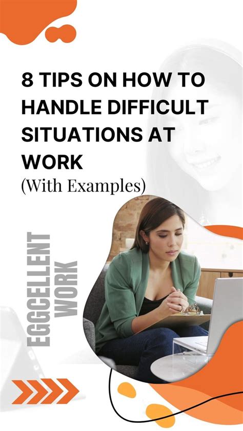 example of handling a difficult situation at work