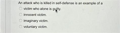 example of imaginary victim