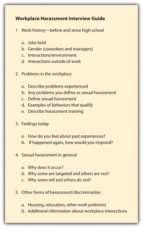 example of interview guide questions in research