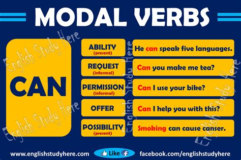 example of modal verb can in a sentence