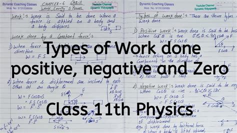 example of negative work done class 11