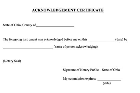 example of notary