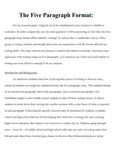 example of objective assessment in paragraph form