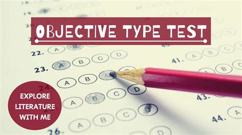 example of objective type test