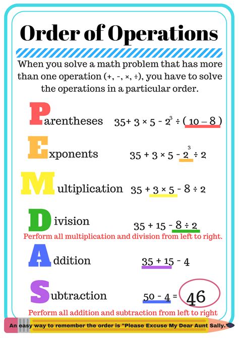 example of order in math
