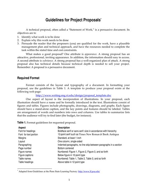 example of project proposal writing
