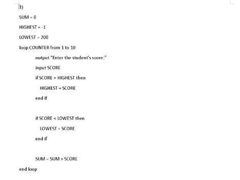 example of pseudocode in computer science