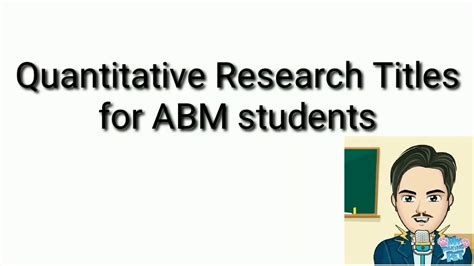 example of quantitative research for abm students