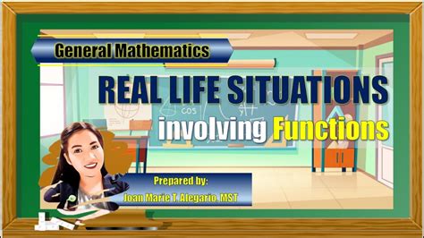 example of real life situation function