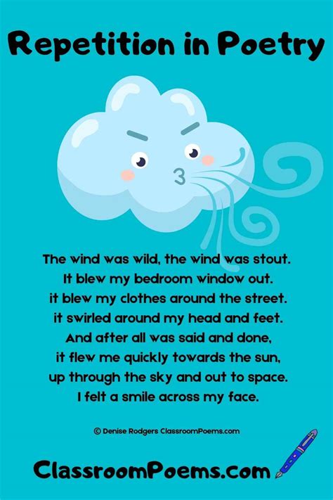example of repeated pattern poem