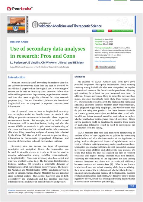 example of research paper using secondary data pdf