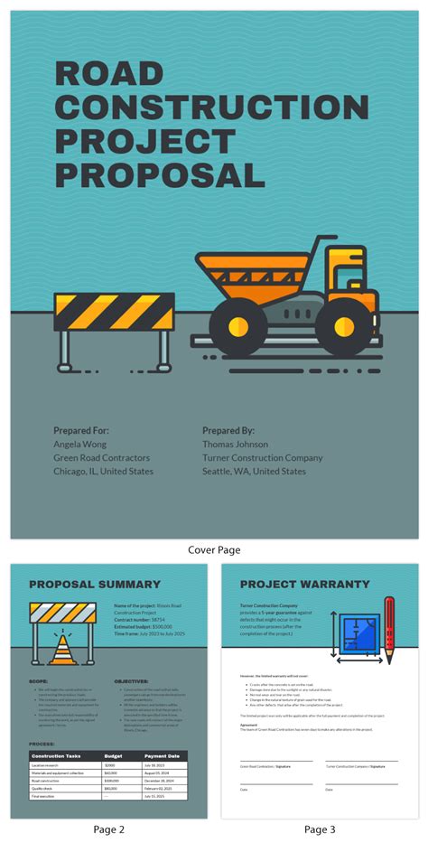 example of road project proposal