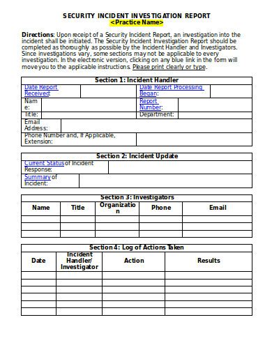 example of security report pdf