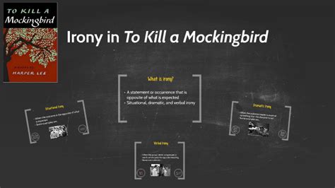 example of situational irony in to kill a mockingbird