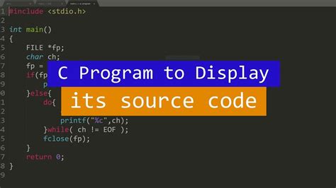 example of source code in c language