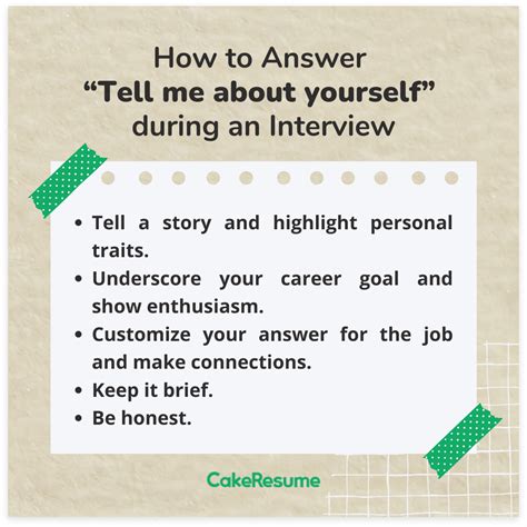 example of tell me about yourself in interview with no experience
