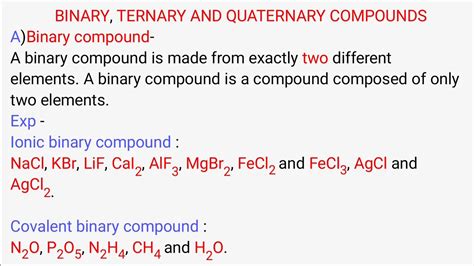 example of ternary solution in chemistry