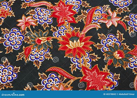 example of traditional batik