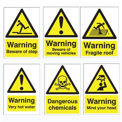 example of warning sign