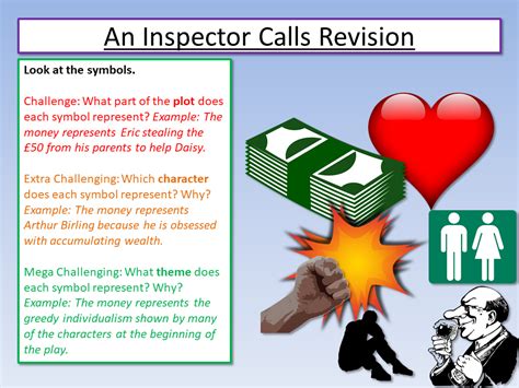 example of warning signs in an inspector calls