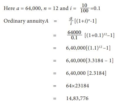 example problems of ordinary annuity with solutions