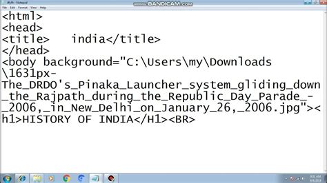 examples html coding for class 10 project