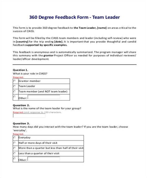 examples of 360 feedback for manager