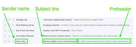 examples of a good subject line
