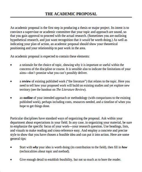 examples of academic projects