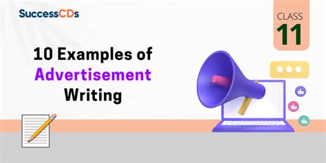 examples of advertisement writing for class 12