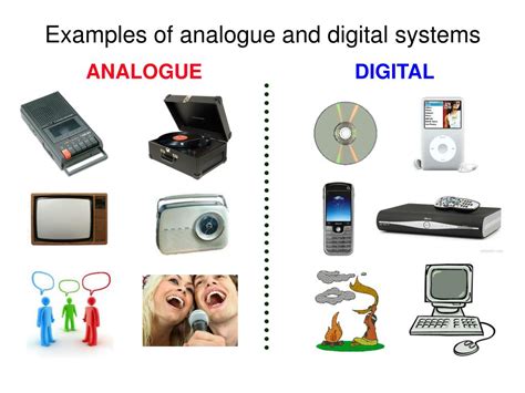 examples of analog and digital communication systems