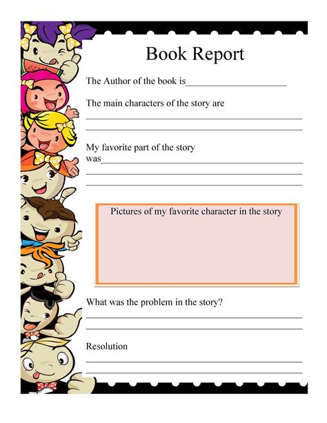 examples of book reports